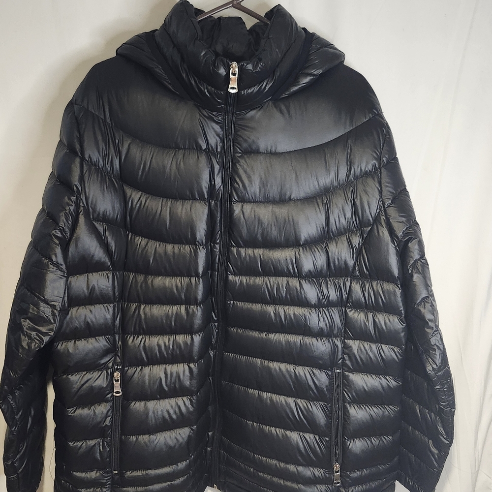 Calvin Klein Women’s Black Lightweight Packable Premium Down Jacket Size 3X